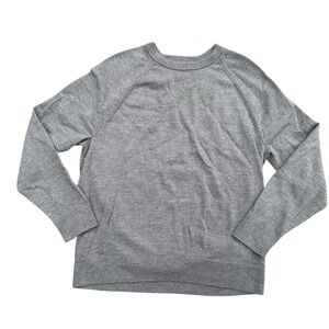 Banana Republic Cento Italian Merino Wool Gray Sweater XL Classic Long Sleeve